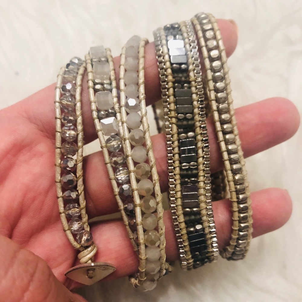 Nakamol Gold and Silver Wrap Bracelet
